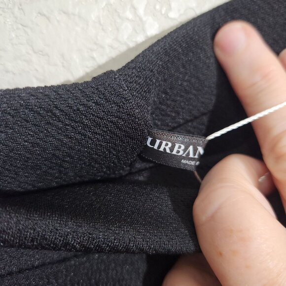 Urban Coco Pleated Flared Skater Skirt Medium Black - Picture 3 of 11